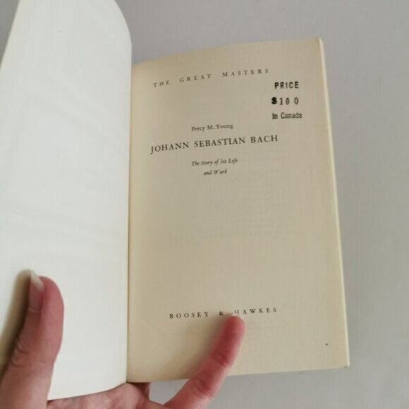1960 Composer Bach Book, Boosey & Hawkes Great Masters Classical Music Biography - Picture 5 of 9